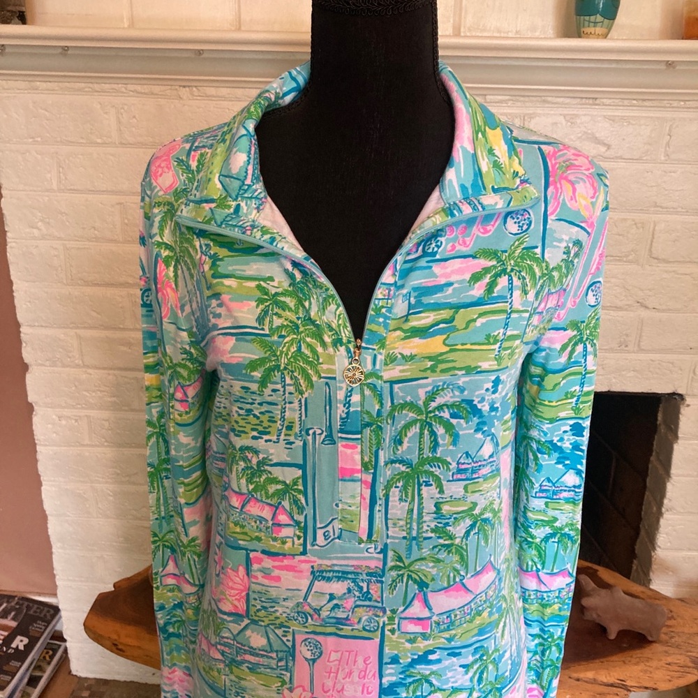 Lilly Pulitzer UPF 50 Claudia Dress Honda Classic size L - Picture 1 of 8